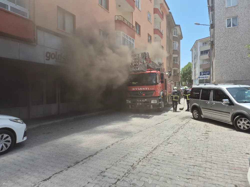 NİĞDE KALE MAHALLESİ’NDE İŞ YERİNDE YANGIN