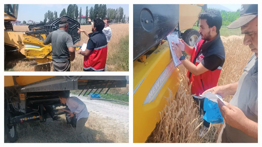 ÇİFTLİK’TE HUBUBAT HASADINA YAKIN TAKİP