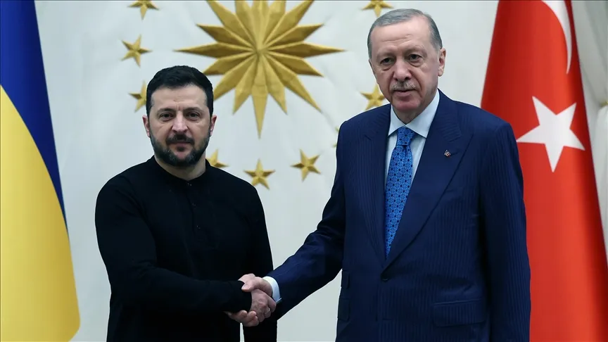 CUMHURBAŞKANI ERDOĞAN, UKRAYNA DEVLET BAŞKANI ZELENSKİY İLE TELEFONDA GÖRÜŞTÜ