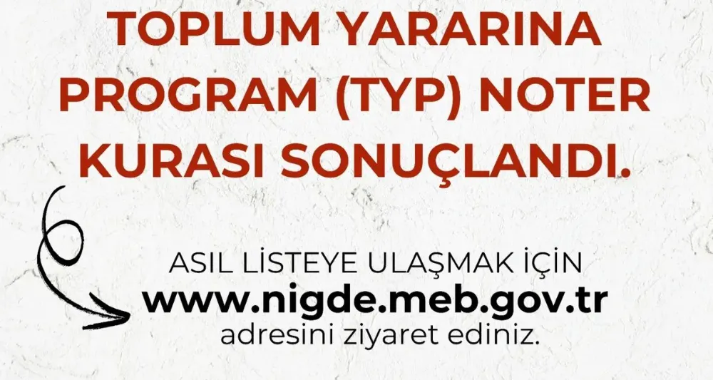 NİĞDE’DE İŞKUR KURASI TAMAMLANDI: 275 KİŞİ İSTİHDAM EDİLECEK