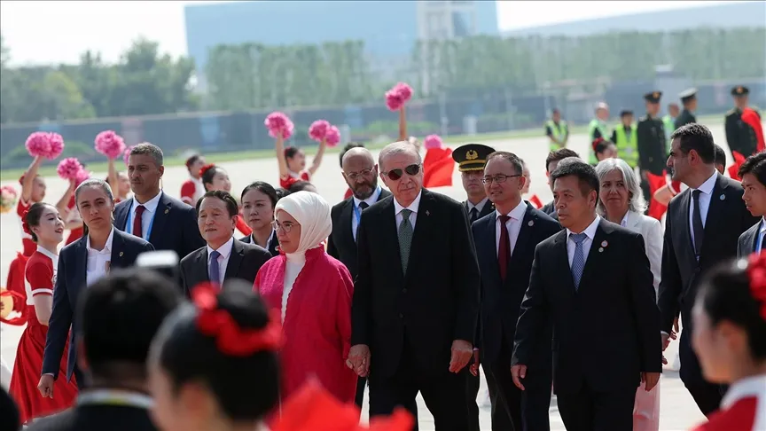 CUMHURBAŞKANI ERDOĞAN, ÇİN