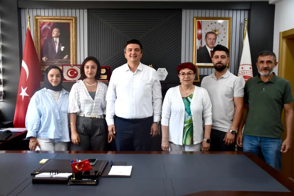 HAMLE GAZETESİ’NDEN TARIM MÜDÜRÜ METE’YE ZİYARET