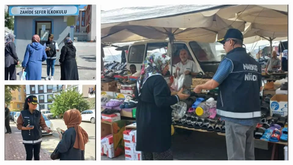 NİĞDE’DE 2 BİN 370 VATANDAŞA NARKOTİK BİLGİLENDİRMESİ