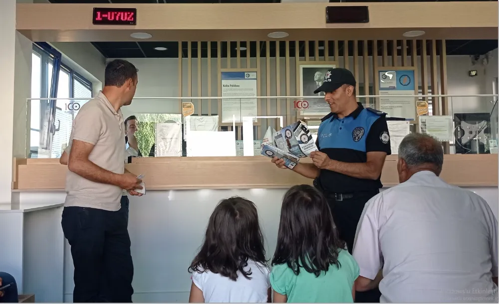 NİĞDE’DE VATANDAŞLARA HIRSIZLIK VE DOLANDIRICILIĞA KARŞI BİLGİLENDİRME