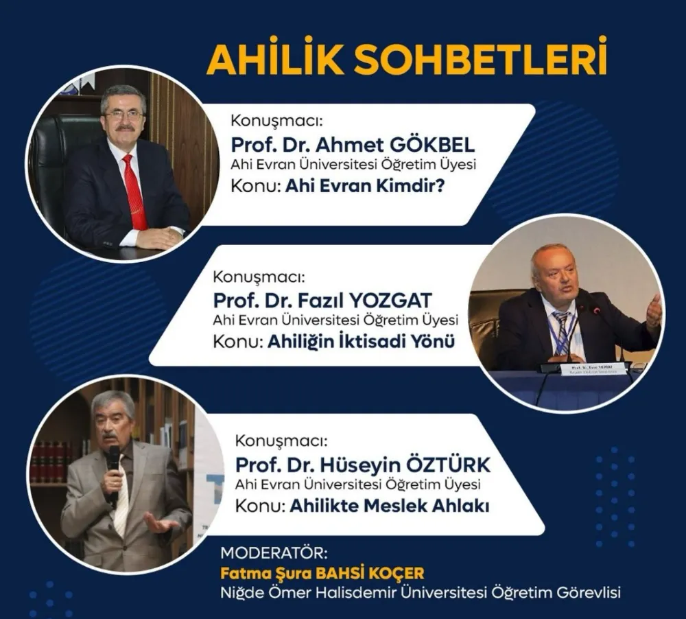 NİĞDE’DE ‘AHİLİK SOHBETLERİ’ BAŞLIYOR: AHİLİK KÜLTÜRÜ ELE ALINACAK