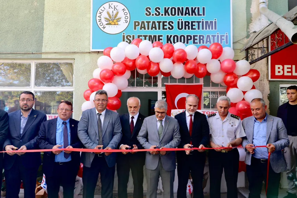 NİĞDE’DE KONAKLI PATATES ÜRETİMİ İŞLETME KOOPERATİFİ AÇILDI