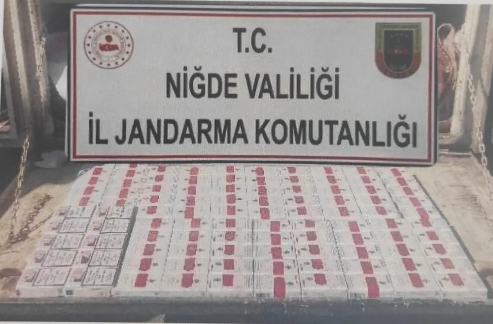 NİĞDE’DE KAÇAK SİGARA OPERASYONU