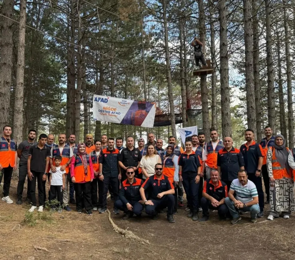 NİĞDE’DE AFAD GÖNÜLLÜLERİ MOTİVASYON PROGRAMINDA BULUŞTU